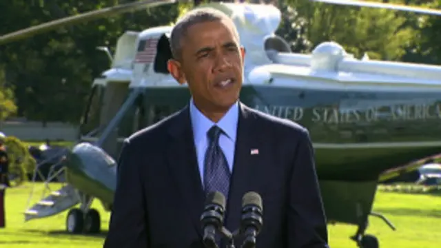 Discurso de Obama / Crédito: Reprodução